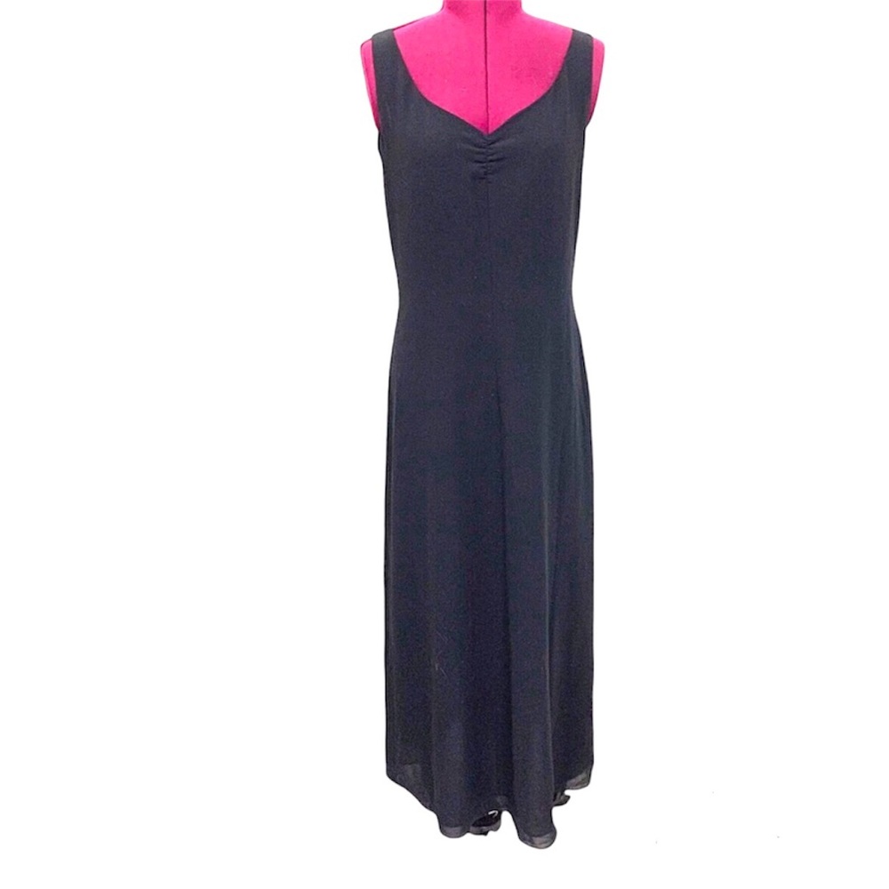 Armani Exchange A/X Maxi Dress Black Sleeveless 8